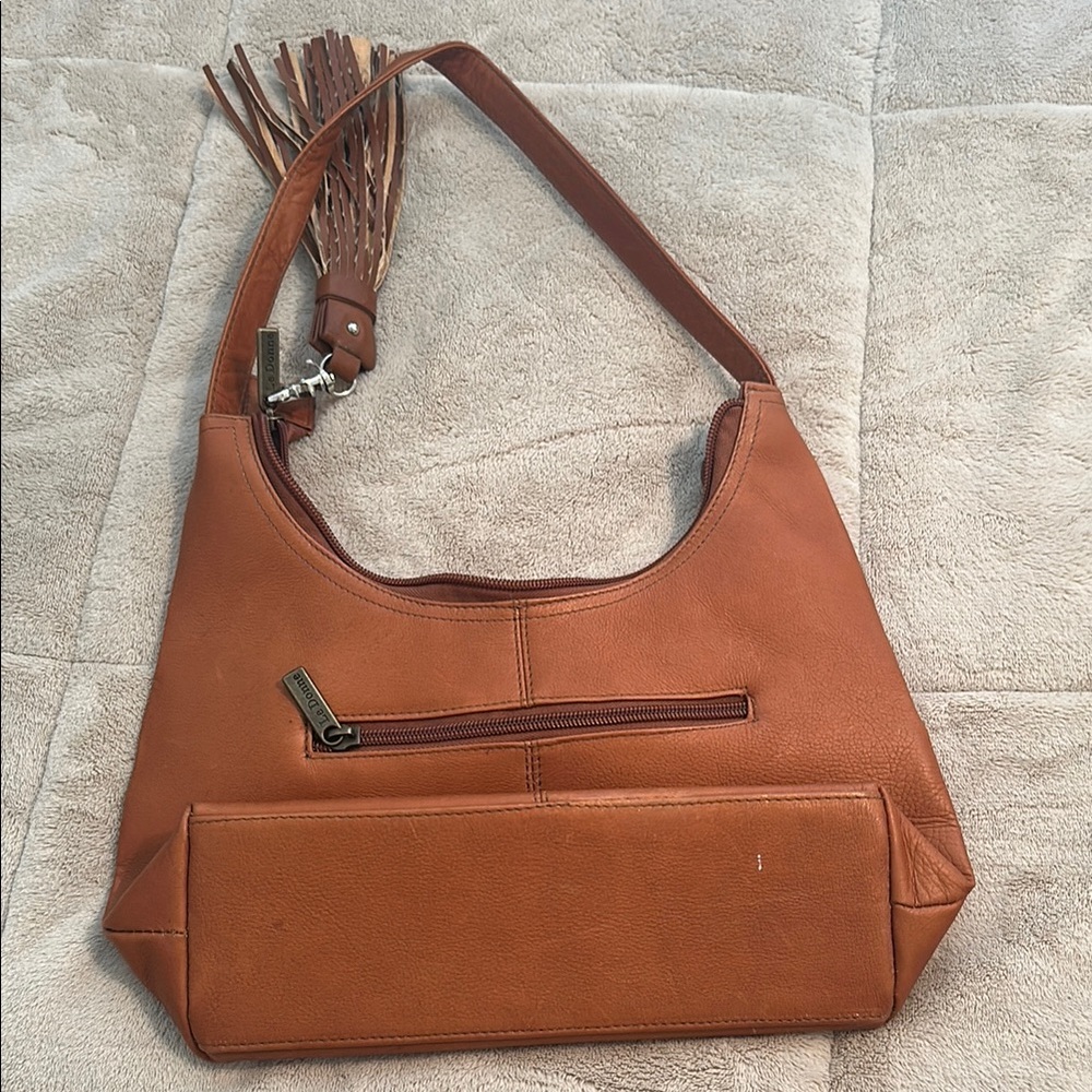 Brown Leather Shoulder Bag-Never Used - Picture 5 of 7